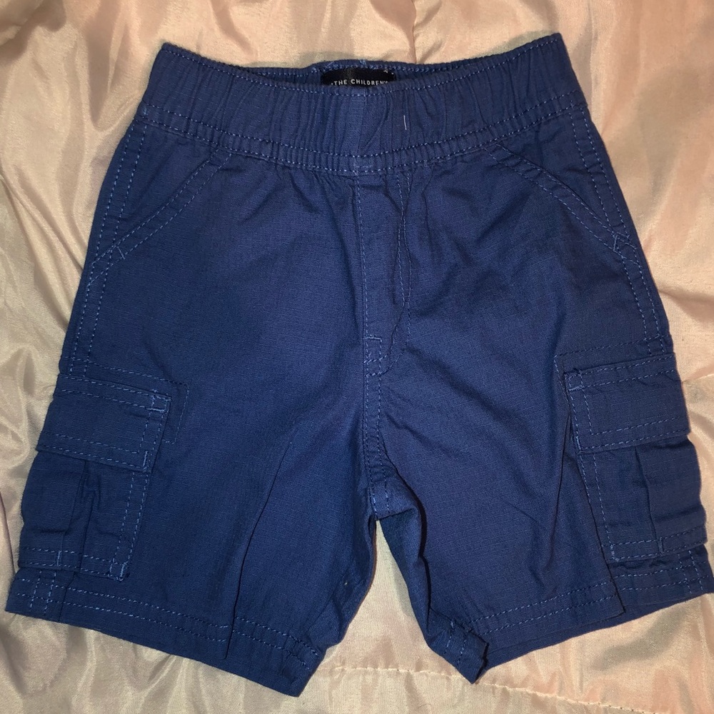 CHILDREN’S PLACE Woven Pull Up Cargo Shorts (BLUE)
